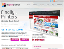 Tablet Screenshot of myprintpartner.com